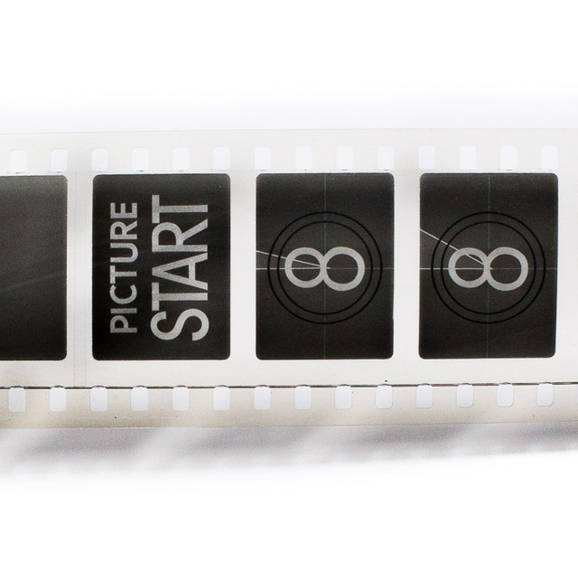 35mm Academy Head Leader Clock Style (One set)